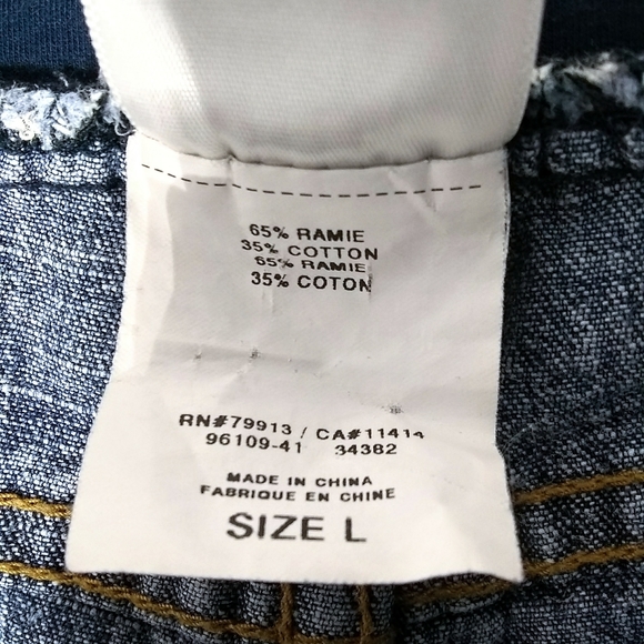 Motherhood Maternity Large Jean Stretchy Shorts - Picture 8 of 8